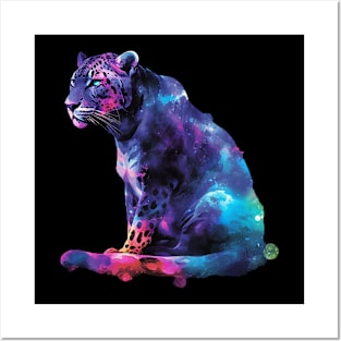 galaxy leopardo Posters and Art